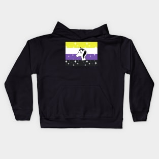 Non-Binary Sparkle Unicorn Kids Hoodie